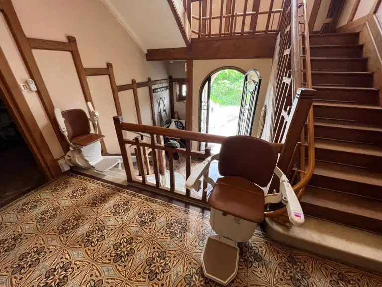 Monte escalier double